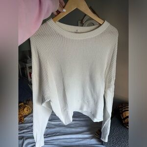 garage white sweater